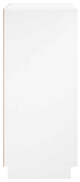 Ormarić za cipele 73 x 38 x 87 5 cm Konstruirano drvo Bijela - Bijela