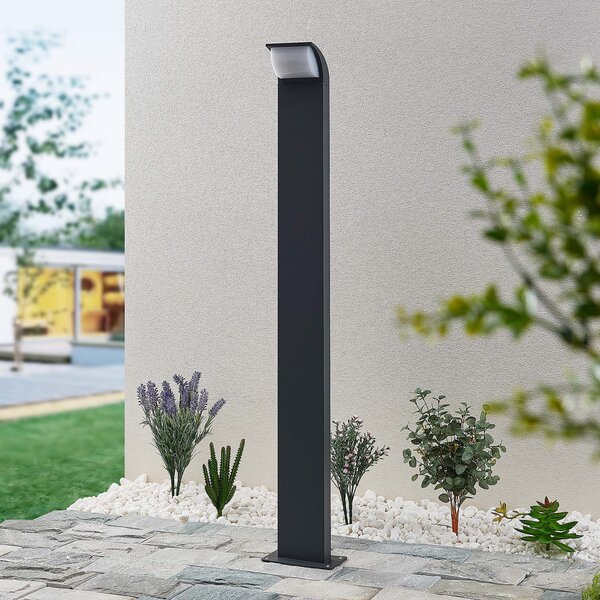 Lucande LED putna svjetiljka Tinna, 100 cm, antracit, IP65, Crno, Aluminij