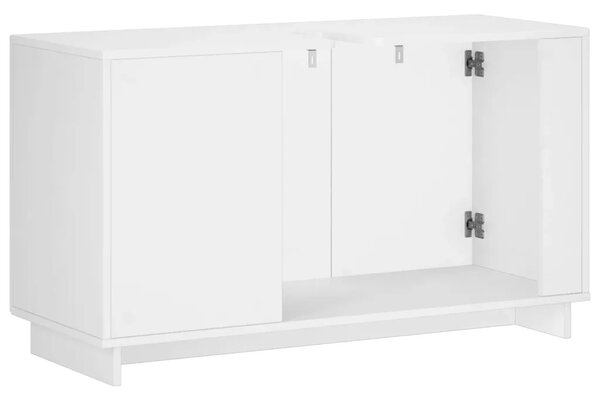 Kupaonski ormarić Bijela 101 x 41 x 58 cm konstruirano drvo - Bijela