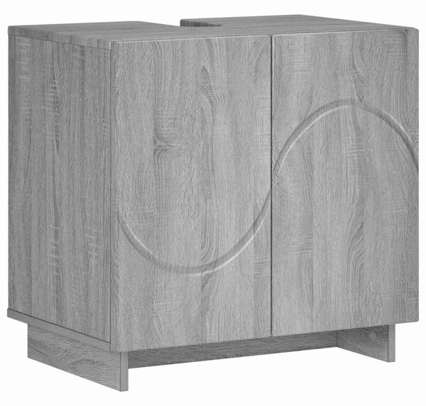 Kupaonski ormarić Siva Sonoma 60 x 41 x 58 cm Konstruirano drvo - Siva Sonoma