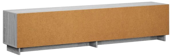TV stalak 180 x 34 5 x 40 cm Siva Sonoma Konstruirano drvo - Siva Sonoma 179.5 x 34.5 x 40 cm