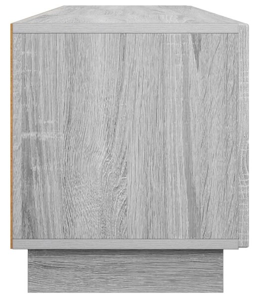 TV stalak 180 x 34 5 x 40 cm Siva Sonoma Konstruirano drvo - Siva Sonoma 179.5 x 34.5 x 40 cm