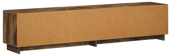 TV stalak 180 x 34 5 x 40 cm Dimljeni hrast Konstruirano drvo - Dimljeni hrast 179.5 x 34.5 x 40 cm
