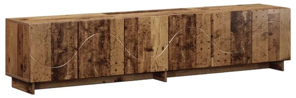TV stalak 179.5 x 34.5 x 40 cm Staro drvo Konstruirano drvo - Staro drvo 179.5 x 34.5 x 40 cm
