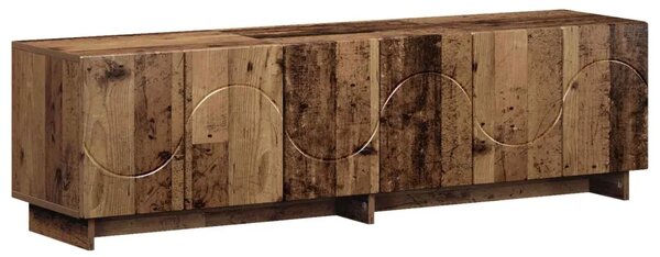 TV stalak 140 x 34 5 x 40 cm Staro drvo Konstruirano drvo - Staro drvo 140 x 34 5 x 40 cm