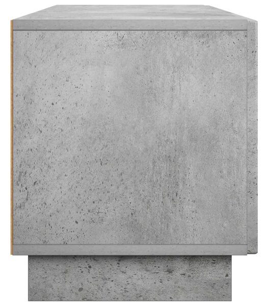 TV stalak 140 x 34 5 x 40 cm Betonska siva Konstruirano drvo - Betonska siva 140 x 34 5 x 40 cm