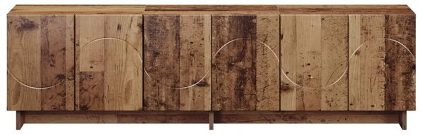 TV stalak 140 x 34 5 x 40 cm Staro drvo Konstruirano drvo - Staro drvo 140 x 34 5 x 40 cm
