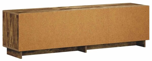 TV stalak 140 x 34 5 x 40 cm Dimljeni hrast Konstruirano drvo - Dimljeni hrast 140 x 34 5 x 40 cm