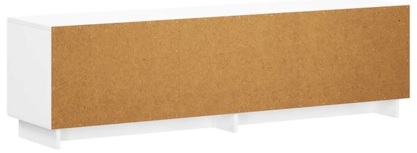 TV stalak 140 x 34 5 x 40 cm Bijela visokog sjaja - Bijela visokog sjaja 140 x 34 5 x 40 cm