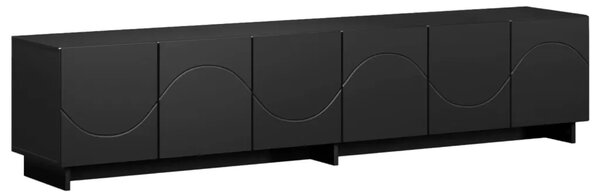 TV stalak 180 x 34 5 x 40 cm Crna Konstruirano drvo - Crna 179 5 x 34 5 x 40 cm