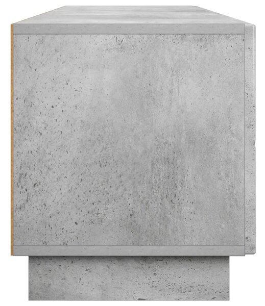 TV stalak 180 x 34 5 x 40 cm Betonska siva Konstruirano drvo - Betonska siva 179.5 x 34.5 x 40 cm