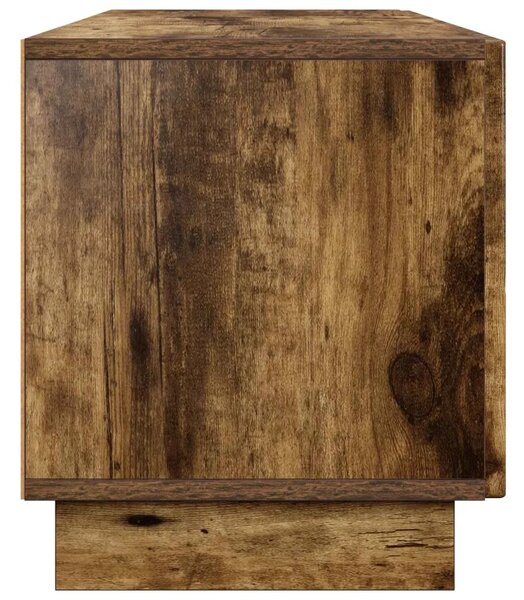 TV stalak 140 x 34 5 x 40 cm Dimljeni hrast Konstruirano drvo - Dimljeni hrast 140 x 34 5 x 40 cm