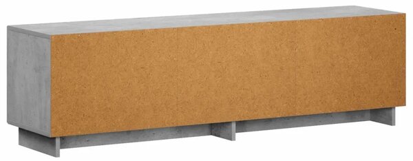 TV stalak 140 x 34 5 x 40 cm Betonska siva Konstruirano drvo - Betonska siva 140 x 34 5 x 40 cm