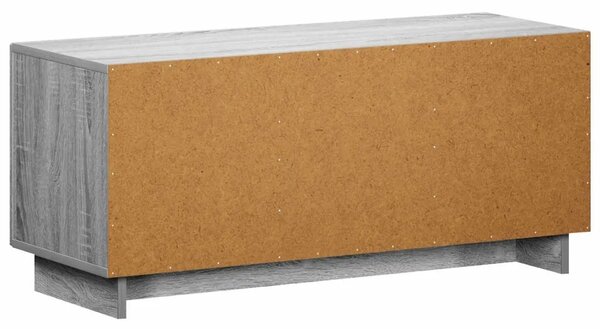 TV stalak 90 x 34 5 x 40 cm Siva Sonoma Konstruirano drvo - Siva Sonoma 90 x 34 5 x 40 cm