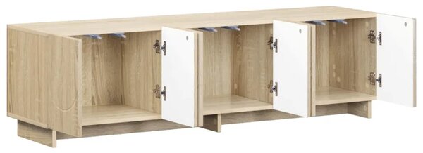 TV stalak 140 x 34 5 x 40 cm Hrast sonoma Konstruirano drvo - Hrast sonoma 140 x 34 5 x 40 cm