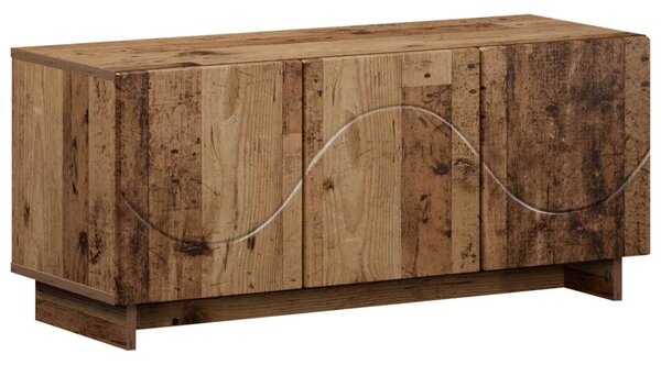 TV stalak 90 x 34 5 x 40 cm Staro drvo Konstruirano drvo - Staro drvo 90 x 34 5 x 40 cm