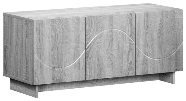 TV stalak 90 x 34 5 x 40 cm Siva Sonoma Konstruirano drvo - Siva Sonoma 90 x 34 5 x 40 cm