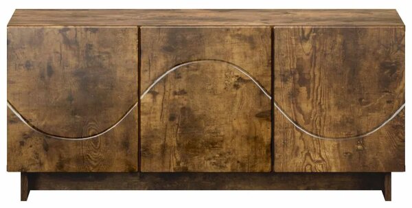 TV stalak 90 x 34 5 x 40 cm Dimljeni hrast Konstruirano drvo - Dimljeni hrast 90 x 34 5 x 40 cm