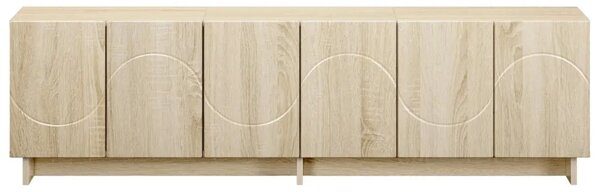 TV stalak 140 x 34 5 x 40 cm Hrast sonoma Konstruirano drvo - Hrast sonoma 140 x 34 5 x 40 cm