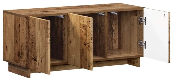 TV stalak 90 x 34 5 x 40 cm Staro drvo Konstruirano drvo - Staro drvo 90 x 34 5 x 40 cm