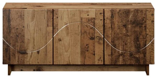 TV stalak 90 x 34 5 x 40 cm Staro drvo Konstruirano drvo - Staro drvo 90 x 34 5 x 40 cm