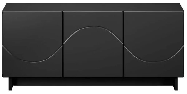 TV stalak 90 x 34 5 x 40 cm Crna Konstruirano drvo - Crna 90 x 34 5 x 40 cm