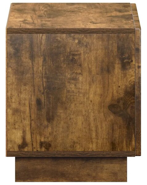 TV stalak 60 x 34.5 x 40 cm Dimljeni hrast Konstruirano drvo - Dimljeni hrast 60 x 34.5 x 40 cm
