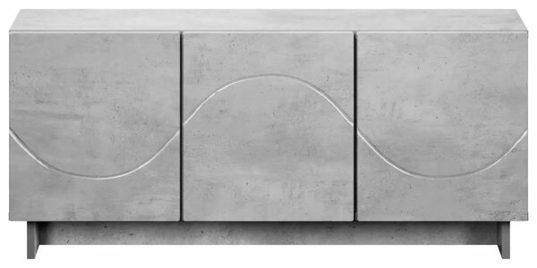TV stalak 90 x 34 5 x 40 cm Betonska siva Konstruirano drvo - Betonska siva 90 x 34 5 x 40 cm