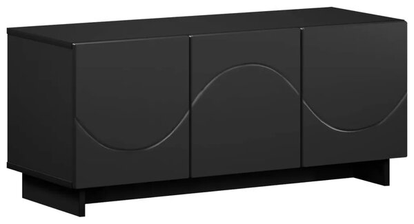 TV stalak 90 x 34 5 x 40 cm Crna Konstruirano drvo - Crna 90 x 34 5 x 40 cm