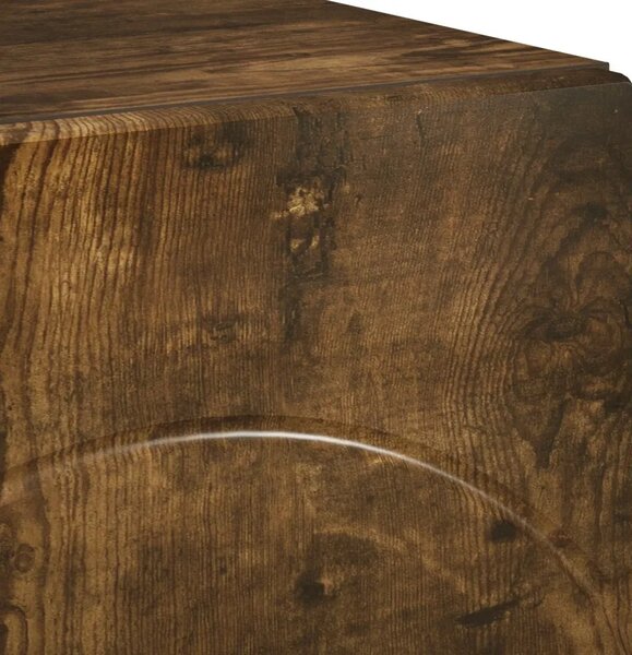 TV stalak 60 x 34.5 x 40 cm Dimljeni hrast Konstruirano drvo - Dimljeni hrast 60 x 34.5 x 40 cm