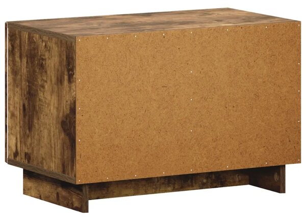 TV stalak 60 x 34.5 x 40 cm Dimljeni hrast Konstruirano drvo - Dimljeni hrast 60 x 34.5 x 40 cm