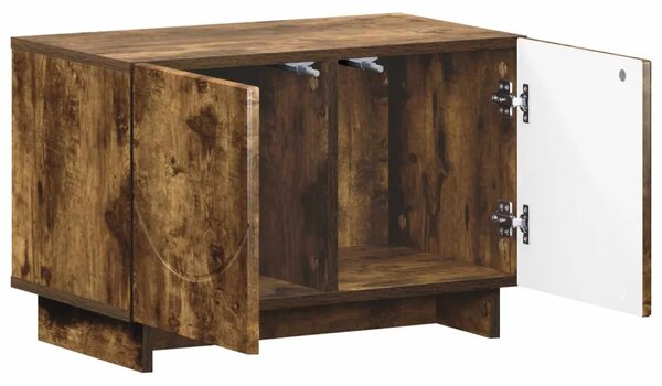 TV stalak 60 x 34.5 x 40 cm Dimljeni hrast Konstruirano drvo - Dimljeni hrast 60 x 34.5 x 40 cm