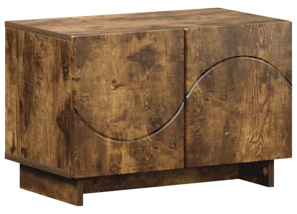 TV stalak 60 x 34.5 x 40 cm Dimljeni hrast Konstruirano drvo - Dimljeni hrast 60 x 34.5 x 40 cm