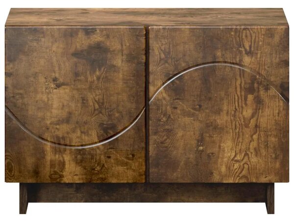 TV stalak 60 x 34.5 x 40 cm Dimljeni hrast Konstruirano drvo - Dimljeni hrast 60 x 34.5 x 40 cm