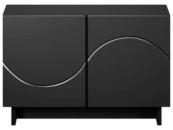 TV stalak 60 x 34.5 x 40 cm Crna Konstruirano drvo - Crna 60 x 34.5 x 40 cm