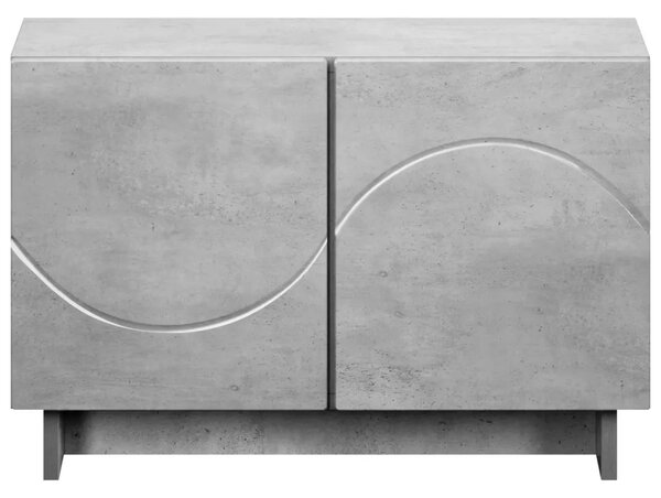 TV stalak 60 x 34.5 x 40 cm Betonska siva Konstruirano drvo - Betonska siva 60 x 34.5 x 40 cm