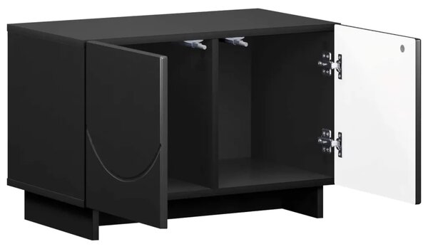 TV stalak 60 x 34.5 x 40 cm Crna Konstruirano drvo - Crna 60 x 34.5 x 40 cm