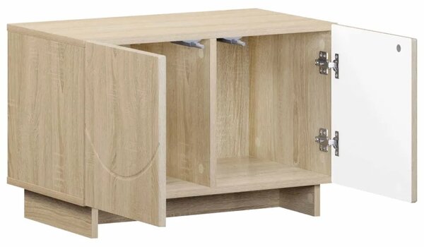 TV stalak 60 x 34.5 x 40 cm Hrast sonoma Konstruirano drvo - Hrast sonoma 60 x 34.5 x 40 cm