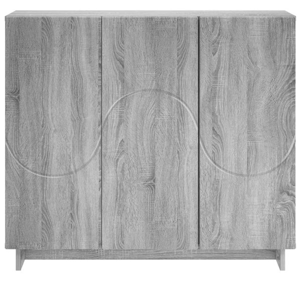 Komoda Siva Sonoma 85 5 x 31 x 75 cm Konstruirano drvo - Siva Sonoma