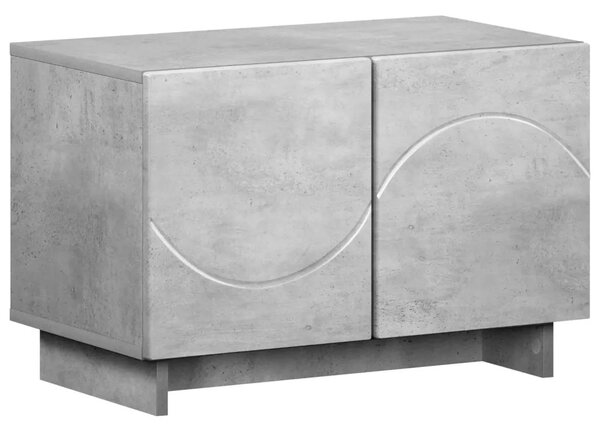 TV stalak 60 x 34.5 x 40 cm Betonska siva Konstruirano drvo - Betonska siva 60 x 34.5 x 40 cm