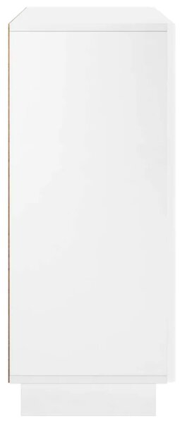 Komoda Bijela visokog sjaja 85 5 x 31 x 75 cm Konstruirano drvo - Bijela visokog sjaja
