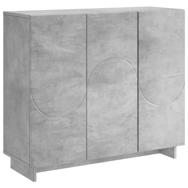 Komoda Betonska siva 85 5 x 31 x 75 cm Konstruirano drvo - Betonska siva