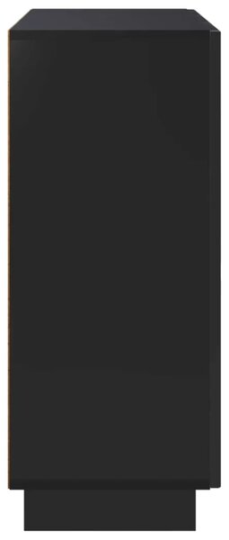 Komoda Crna 85 5 x 31 x 75 cm Konstruirano drvo - Crna