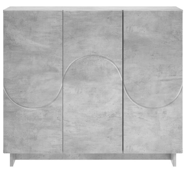 Komoda Betonska siva 85 5 x 31 x 75 cm Konstruirano drvo - Betonska siva