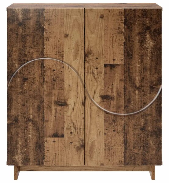 Komoda Staro drvo 67 x 34 5 x 75 cm Konstruirano drvo - Staro drvo