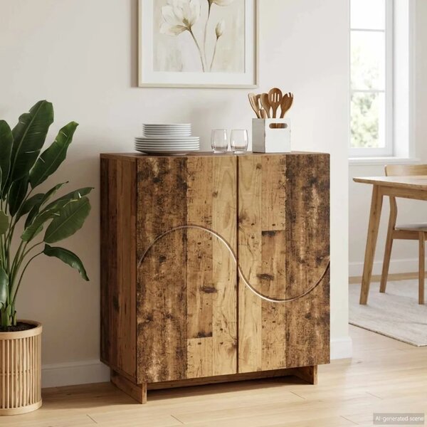 Komoda Staro drvo 67 x 34 5 x 75 cm Konstruirano drvo - Staro drvo