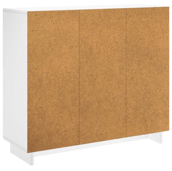 Komoda Bijela visokog sjaja 85 5 x 31 x 75 cm Konstruirano drvo - Bijela visokog sjaja
