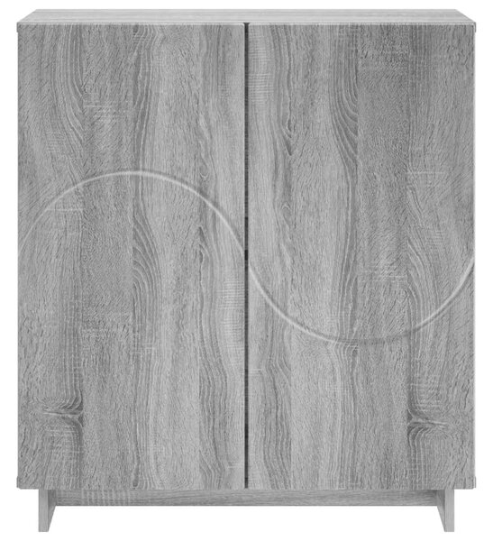 Komoda Siva Sonoma 67 x 34 5 x 75 cm Konstruirano drvo - Siva Sonoma