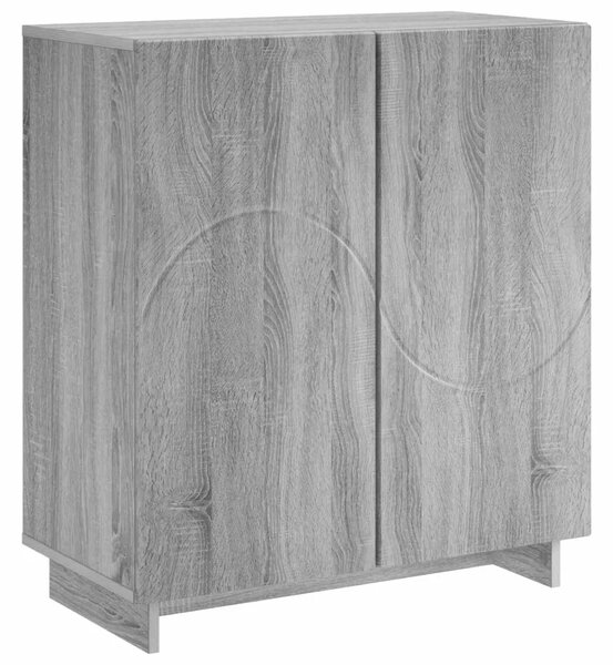 Komoda Siva Sonoma 67 x 34 5 x 75 cm Konstruirano drvo - Siva Sonoma