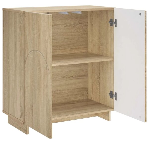 Komoda Hrast sonoma 67 x 34 5 x 75 cm Konstruirano drvo - Hrast sonoma